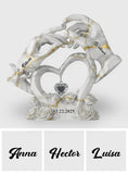 Together Forever I Love You - Personalized Couple Custom Shaped Acrylic Plaque