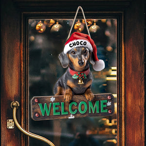Welcome Home - Personalized Dog Custom Shaped Wood Sign