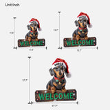 Welcome Home - Personalized Dog Custom Shaped Wood Sign