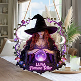 Witch's Room Decoration - Personalized Witch LED Light Acrylic Sign