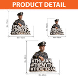 Veteran Tribute - Personalized Veteran Custom Shaped Acrylic Plaque
