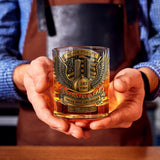 Never Forget 343 FDNY - Personalized Firefighter Whiskey Glass