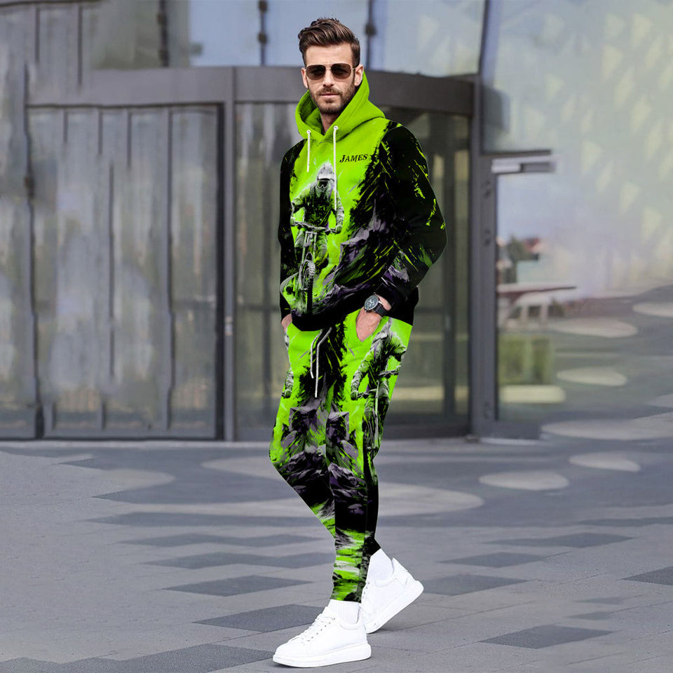 Cool Dirt Bike, Motocross - Personalized Dirt Bike Hoodie and Sweatpants