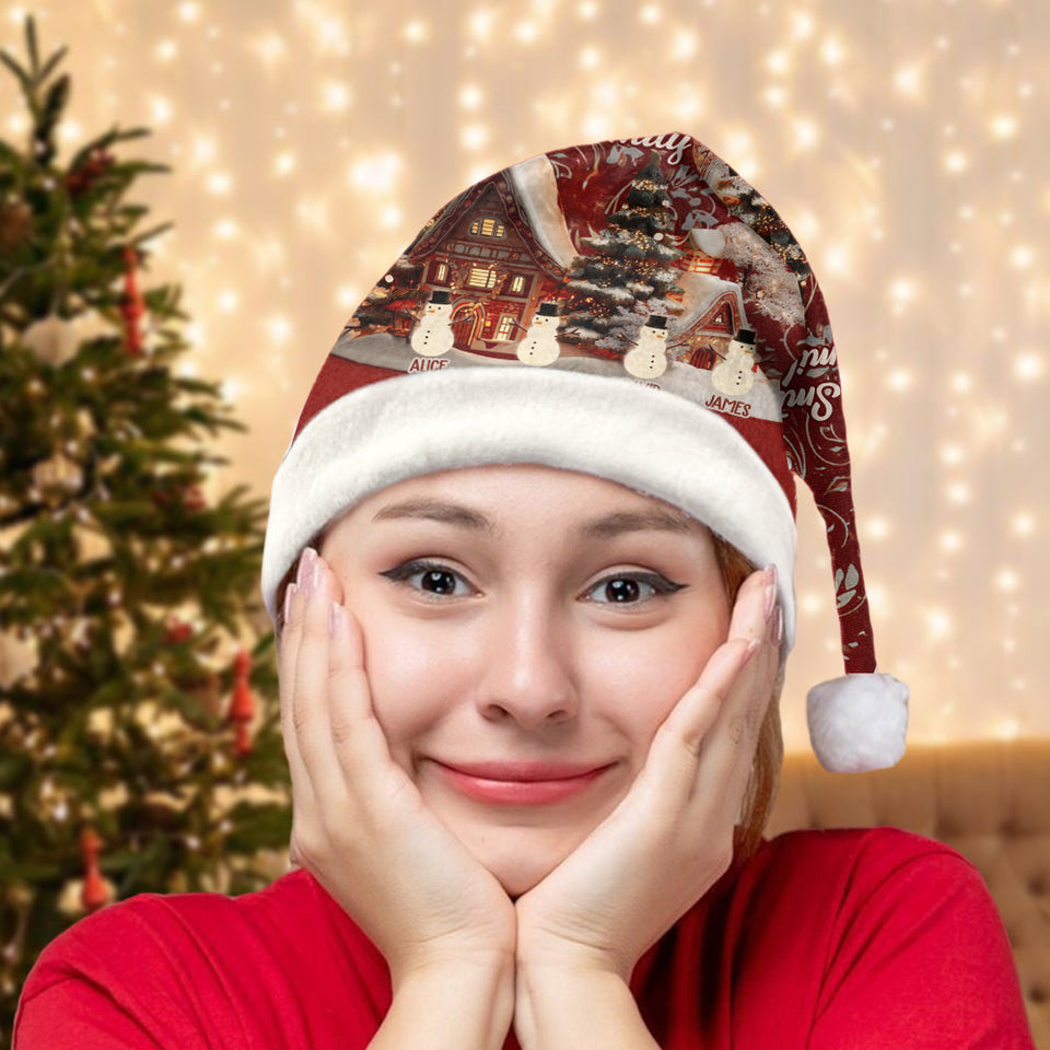 Our Family - Personalized Family Santa Claus Hat