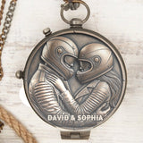 Find Your Way Back To Me - Personalized Biker Compass