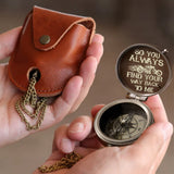 Find Your Way Back To Me - Personalized Biker Compass