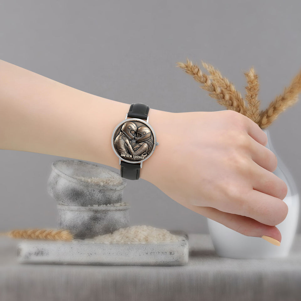 I Love You - Personalized Biker Hand Watch