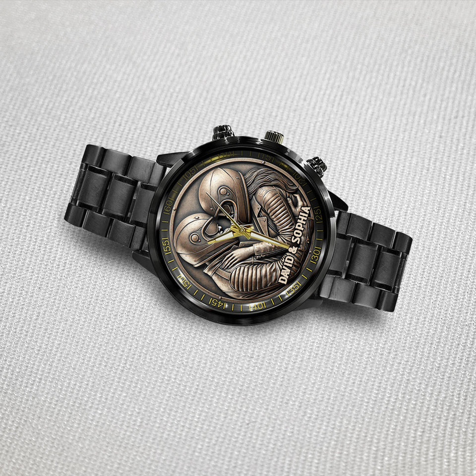 I Love You - Personalized Biker Hand Watch