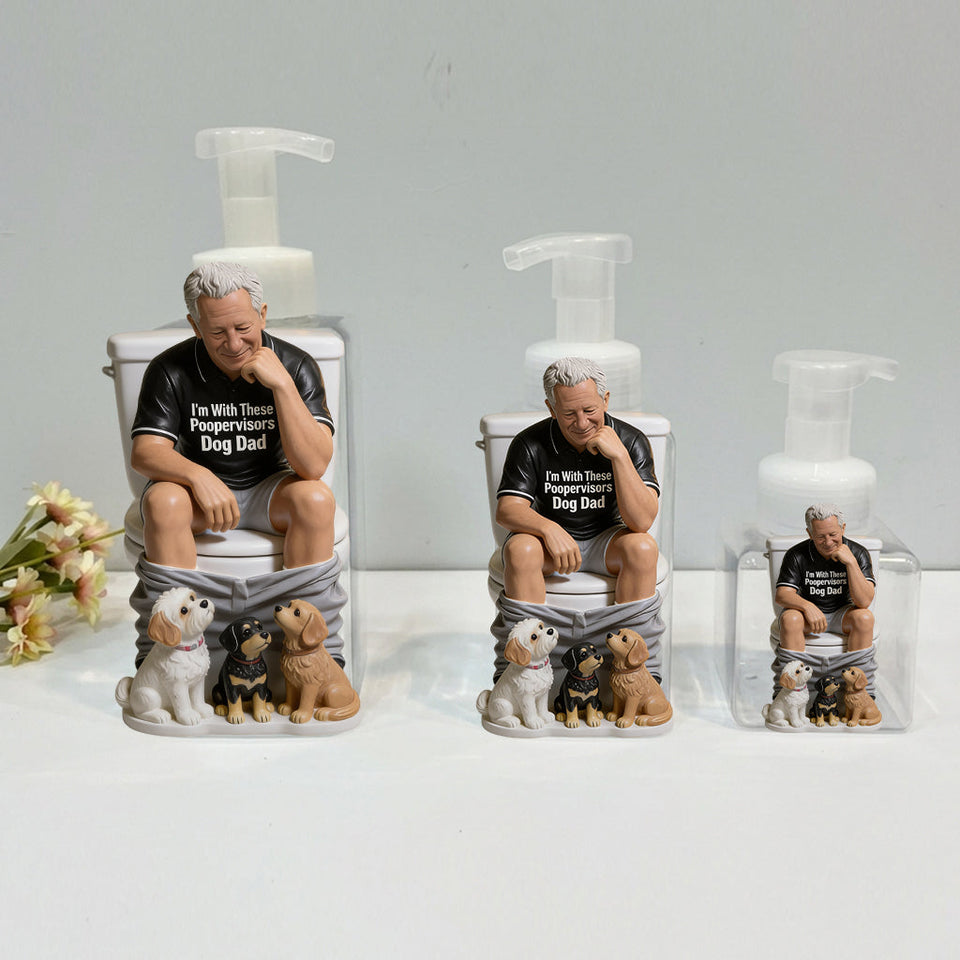 Funny Dog Dad/ Dog Mom Moment - Personalized Dog Pump Dispenser