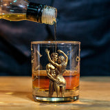 Congrats On Being My Husband - Personalized Couple Whiskey Glass