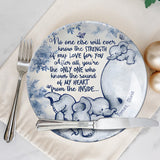 No One Else Will Ever Know - Personalized Mother Ceramic Round Plate