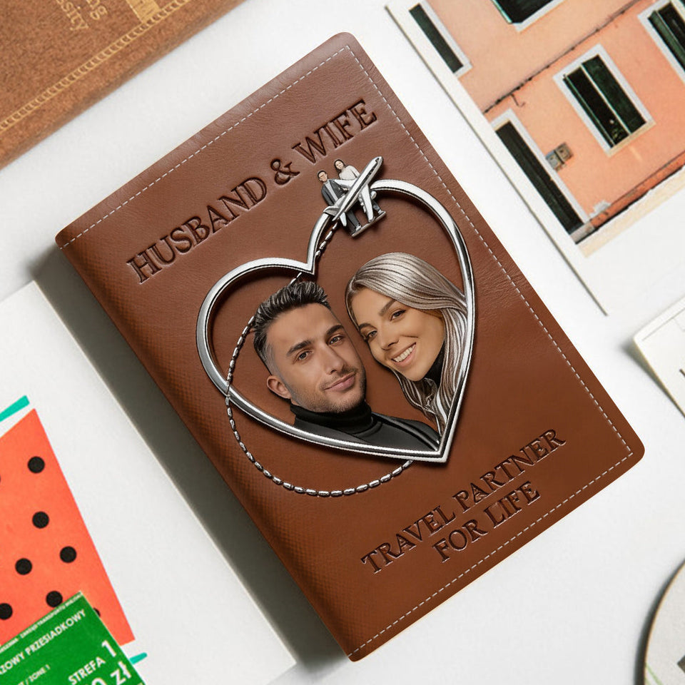 Traveling Partners For Life - Personalized Travelling Passport Holder