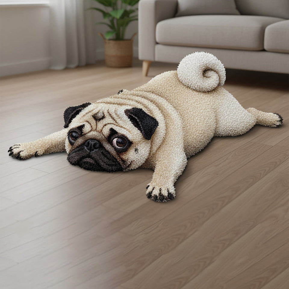 Cute Dog - Personalized Dog Non-Slip Tufted Rug