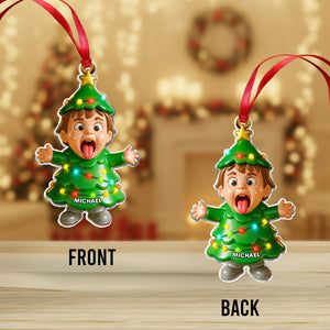 Merry Christmas - Personalized Kid Ornament