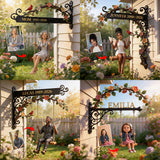 You Are Always With Us - Personalized Memorial Cut Metal Sign