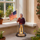 Celebrate 4th Of July - Personalized Family Solar Acrylic Light