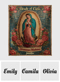 Our Lady Of Guadalupe - Personalized Christian Blanket
