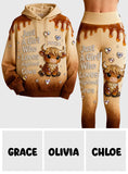 Just A Girl Who Loves Highland Cows - Personalized Highland Cow Hoodie and Leggings