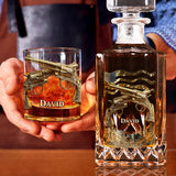 I like Whiskey And Guns And Maybe 3 People - Personalized Whisky Whiskey Glass