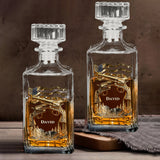I like Whiskey And Guns And Maybe 3 People - Personalized Whisky Whiskey Glass