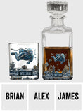Ocean's Deep - Personalized Scuba Diving Whiskey Glass
