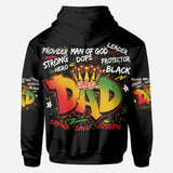 Strong Dope Hero Dad - Personalized African American All Over Shirt