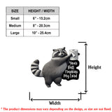 Funny Decoration - Personalized Raccoon Toilet Paper Holder Rack