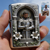 Knight Of God - Personalized Christian Lighter