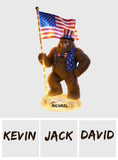 Bigfoot American - Personalized Hiking Solar Acrylic Light