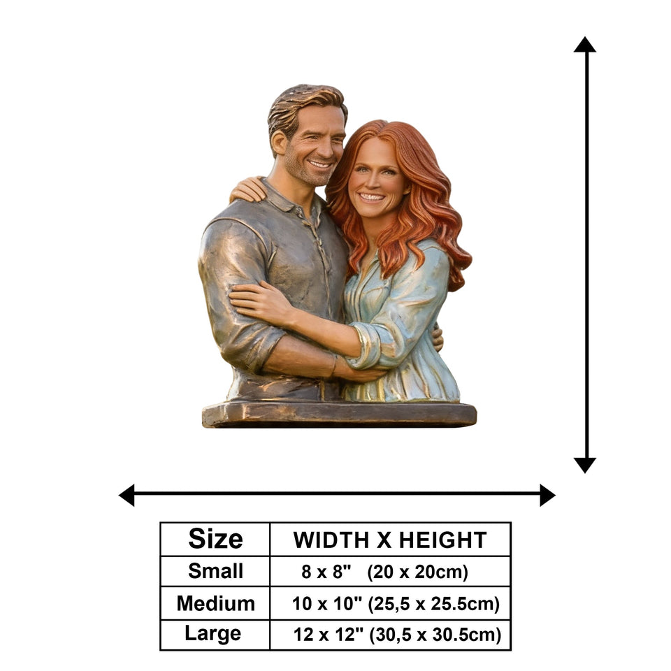 A Lovely Lady & A Grumpy Old Man Live Here - Personalized Couple Wooden Wall Mount Sign
