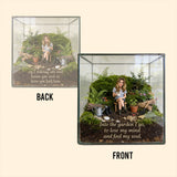 Into The Garden I Go Terrarium Inspired Custom Photo - Personalized Gardening Custom Shaped Acrylic Plaque