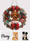 Welcome Home - Personalized Pet Custom Shaped Wood Sign