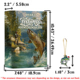 Fishing Advent Calendar 2025 - Personalized Fishing Advent Calendar With Ornaments