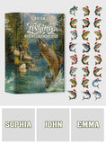 Fishing Advent Calendar 2025 - Personalized Fishing Advent Calendar With Ornaments