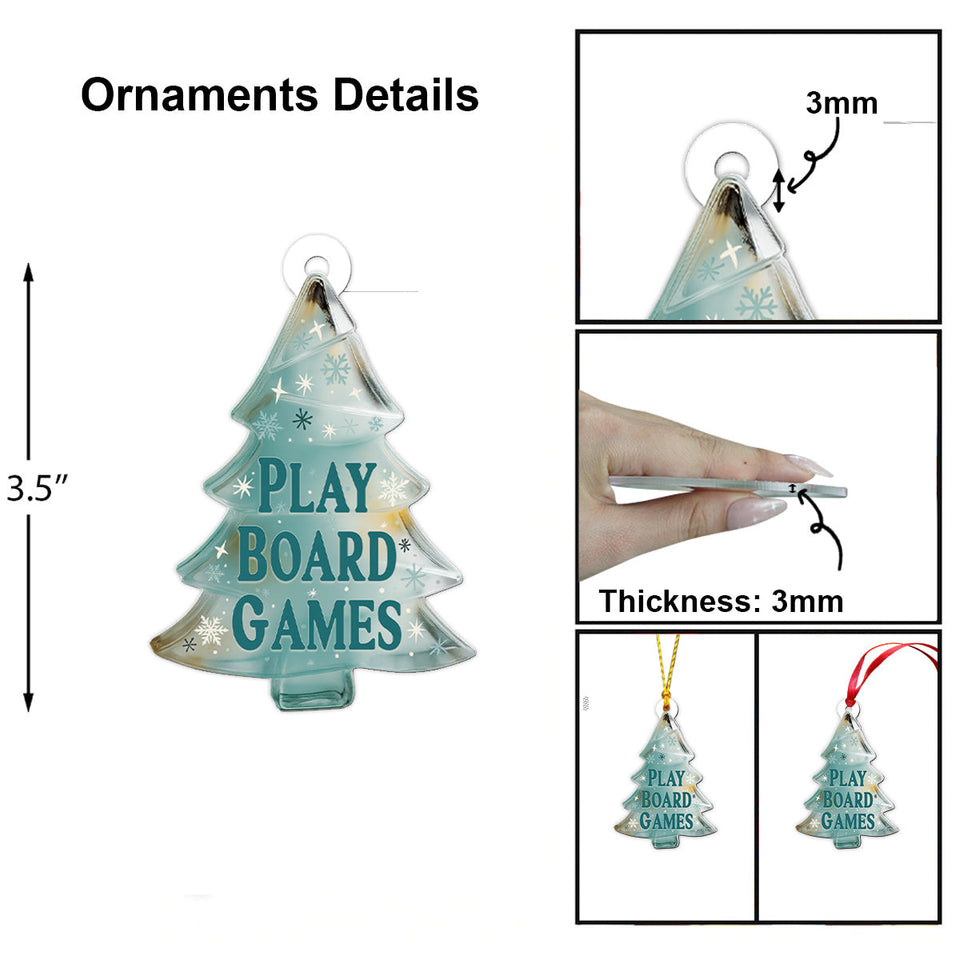 Christmas Activities - Personalized Family Folded Advent Calendar With Ornaments