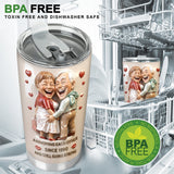 Annoying each other - Personalized Couple Tumbler
