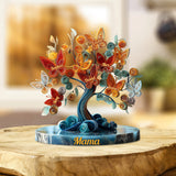 Gift For Mom Grandma - Personalized Mother Custom Shaped Acrylic Plaque
