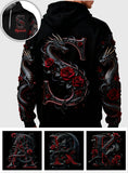 Dragon And Roses - Personalized Dragon All Over Shirt