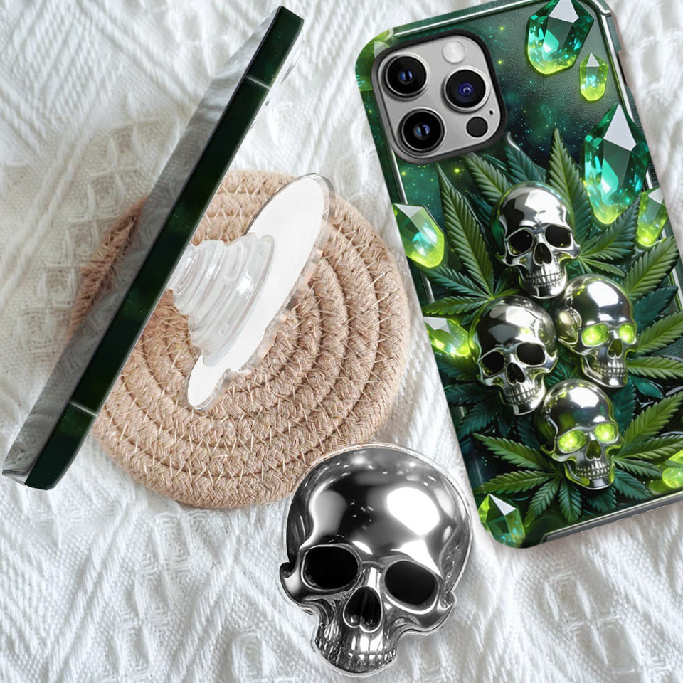 Smokers - Personalized Weed Full Print Phone Case & Phone Grip
