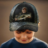 Custom Any Photo Love Fishing - Personalized Fishing Classic Cap