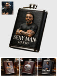 Luxury Gifts For Man - Custom From Photo - Personalized Father Hip Flask