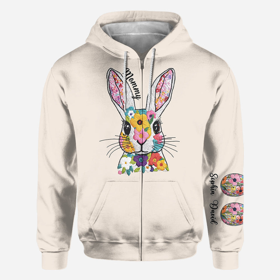 Mama's Bunny Gift For Mom, Grandma,... - Personalized Mother All Over Shirt