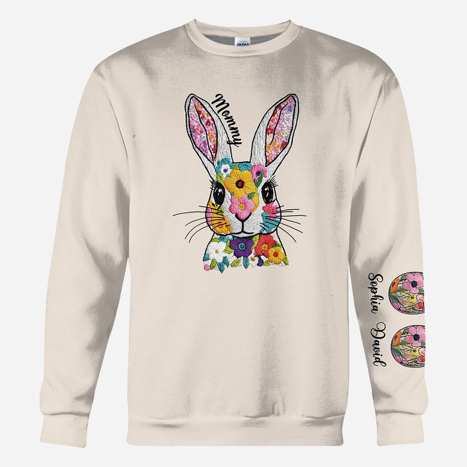 Mama's Bunny Gift For Mom, Grandma,... - Personalized Mother All Over Shirt