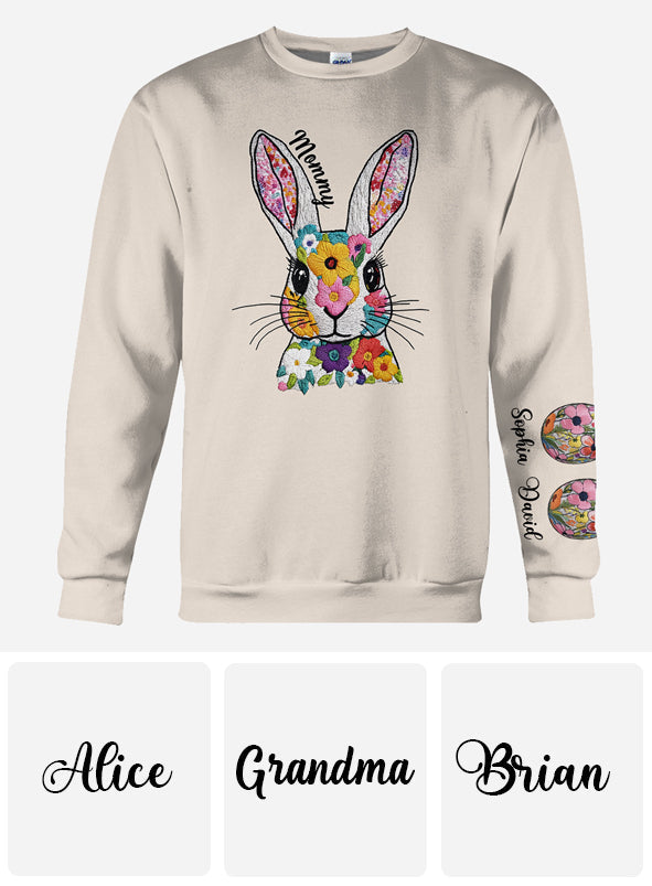 Mama's Bunny Gift For Mom, Grandma,... - Personalized Mother All Over Shirt