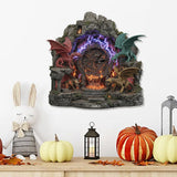 Fantasy Dragons - Personalized Dragon LED Light Wall Clock