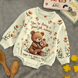 Happy First Mother's Day - Personalized Newborn Long Sleeve Onesie