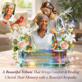 In Loving Memory, Memorial Gift - Personalized Memorial Custom Shaped Acrylic Plaque