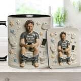 Best Time Of Day - Personalized Father Accent Mug & Coaster