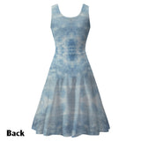 Dog Mom Denim Paw - Personalized Dog Sleeveless Dress