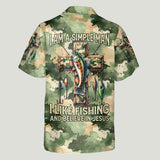 I Like Fishing And Believe In God - Personalized Fishing Hawaiian Shirt